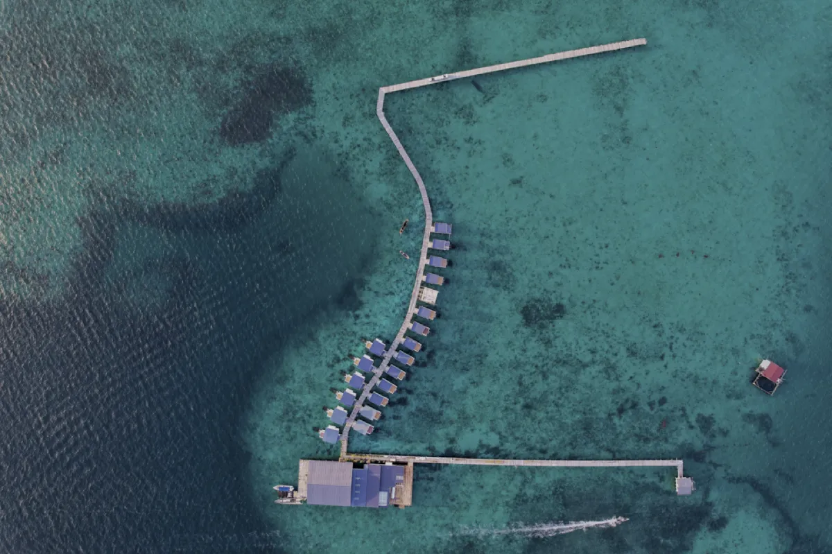 Site progress aerial view