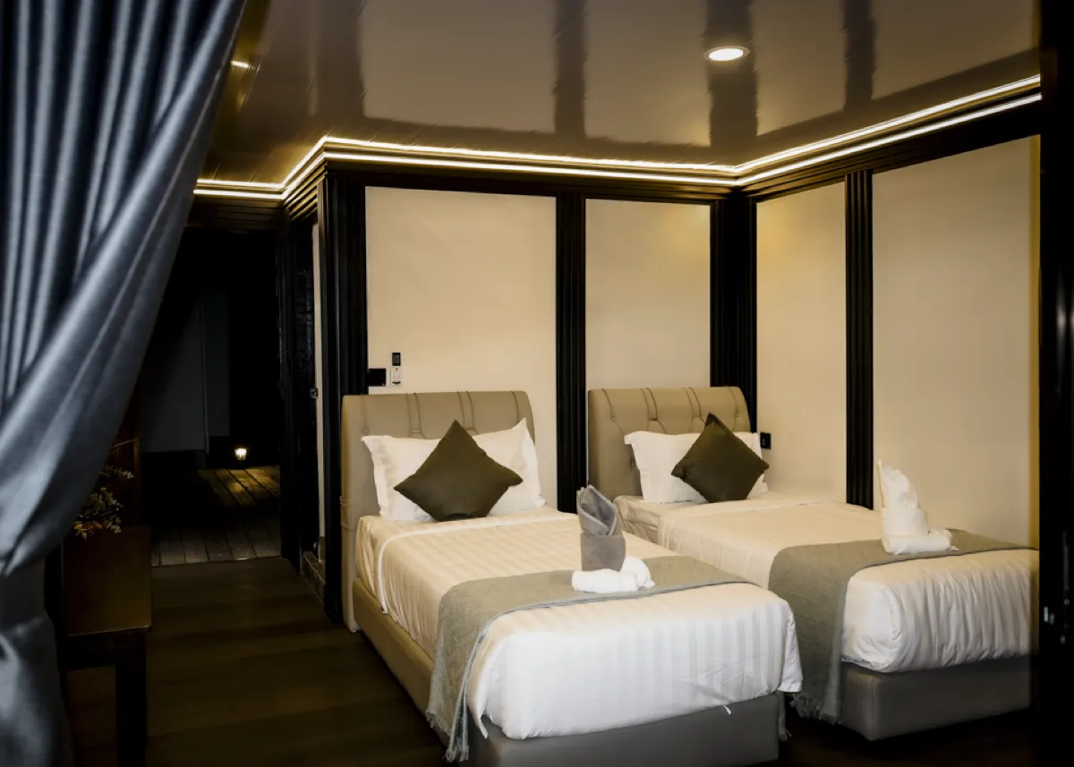 Single storey twin bedroom
